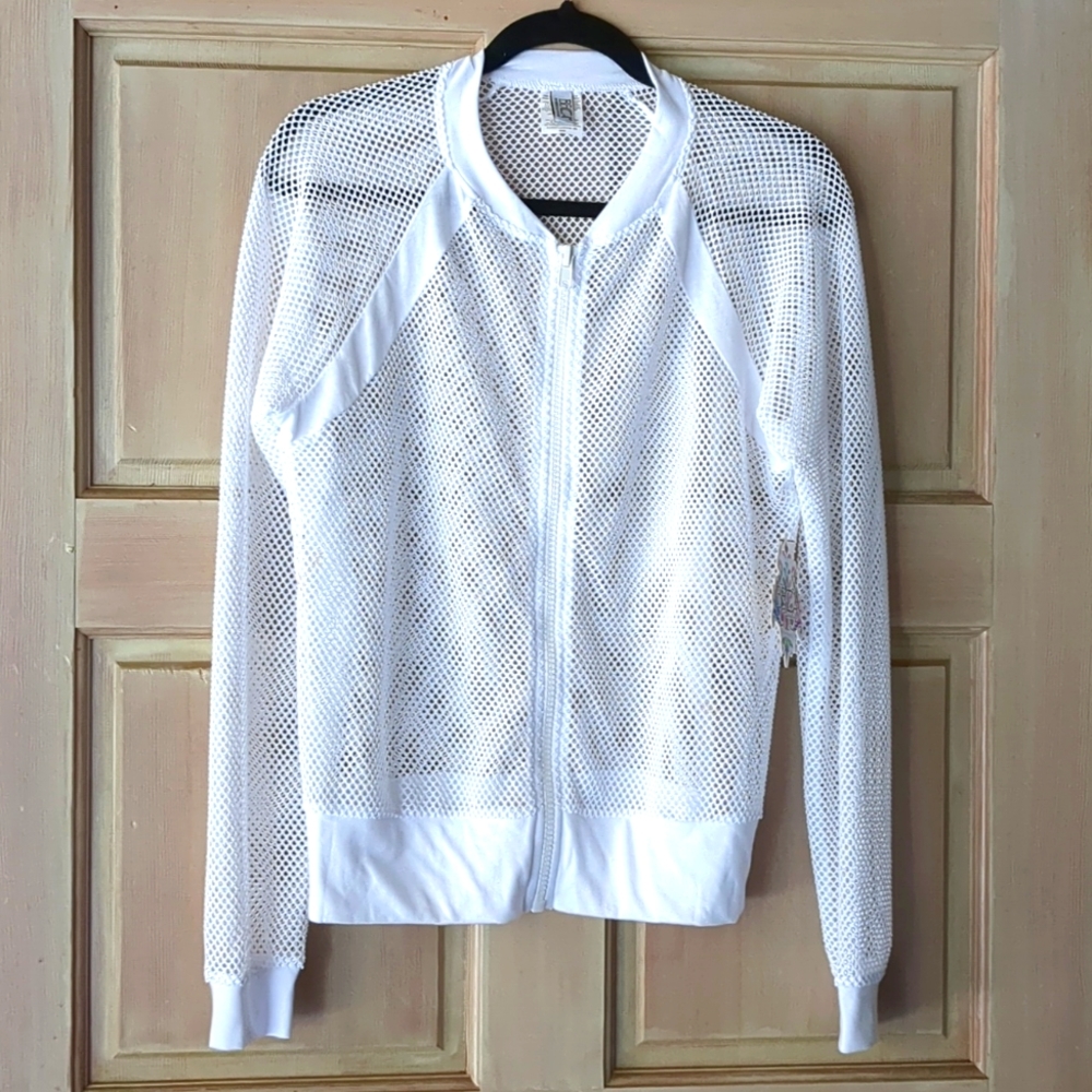 BECCA White mesh jacket